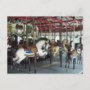 merry go round postcard