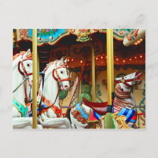 Merry Go Round Postcard