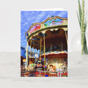 Merry-Go-Round San Francisco Holiday Card