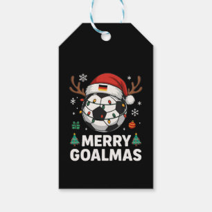 Merry Goalmas - Funny Soccer Christmas Gift Tags