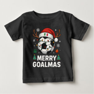 Merry Goalmas Italy - Funny Soccer Christmas Baby T-Shirt