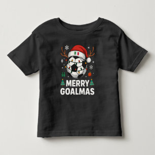 Merry Goalmas Italy - Funny Soccer Christmas Toddler T-shirt