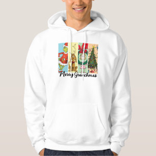 Merry Grinchmas Holiday Collage Hoodie