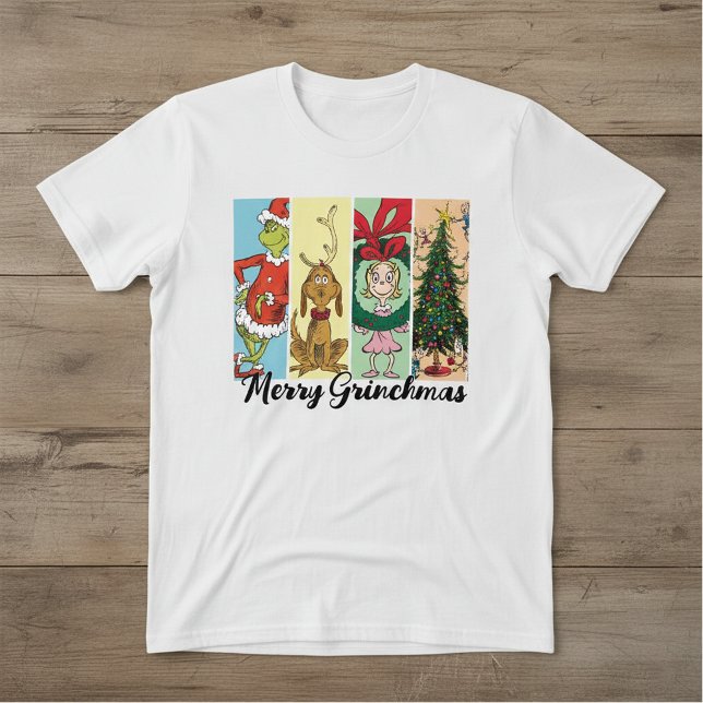 Merry Grinchmas Holiday Collage T-Shirt (Creator Uploaded)