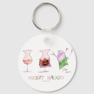 merry haggis keychain