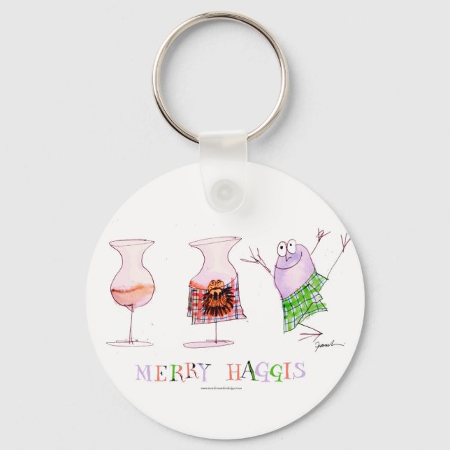 merry haggis keychain (Front)