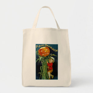 Merry Halloween Jack o' Lantern Tote Bag