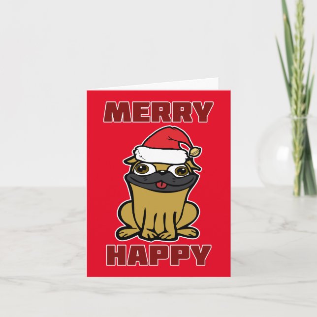 Merry Happy! Holiday Card (Front)