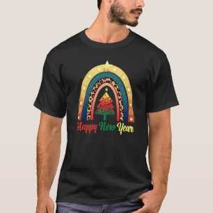 Merry Happy New Year Rainbow  Women Profession Lov T-Shirt