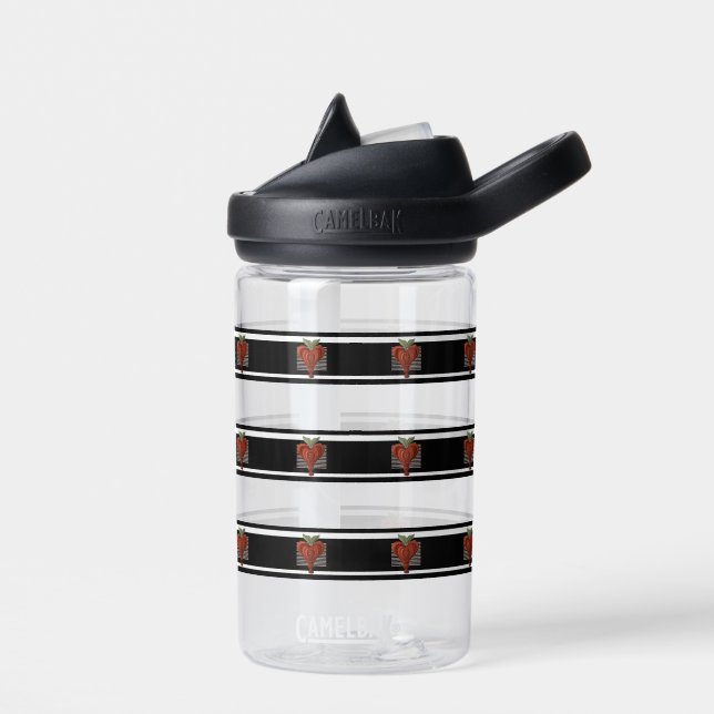 Merry Hearts Water Bottle (Left)