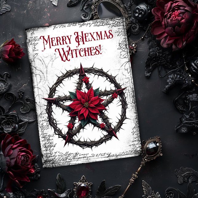 Merry Hexmas Witches Christmas Card (Creator Uploaded)