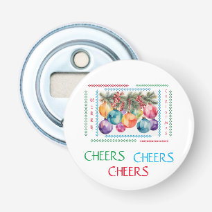 Merry Home Button Bottle Opener