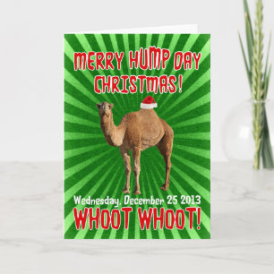 Merry Hump Day Christmas Card