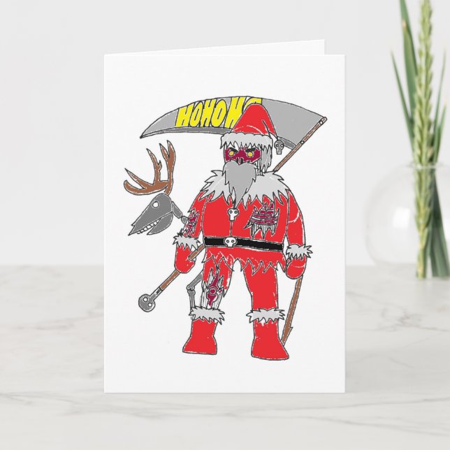 Merry INSANE Christmas! Holiday Card (Front)