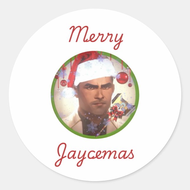 Merry Jaycemas Sticker (Front)