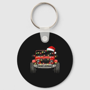 Merry Jeepmas Christmas Xmas Santa Reindeer Men Bo Keychain