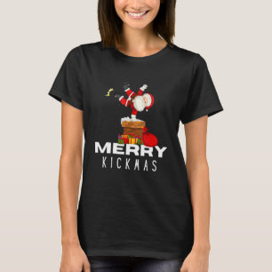 Merry Kickmas   Karate Santa Family Matching Pajam T-Shirt