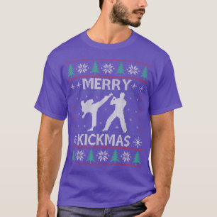 Merry Kickmas Taekwondo Christmas Ugly Sweater Xma