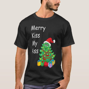 Merry Kiss-My-Ass Fitted Scoop T-Shirt