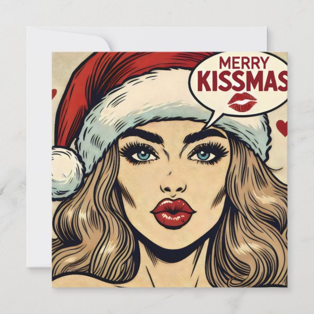 Merry Kissmas Retro Comic-Book Christmas (Front)