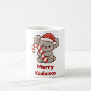 Merry Koalamas Cute Koala Christmas Mug