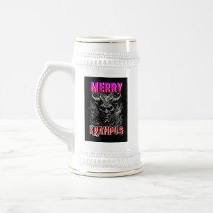 Merry Krampus Beer Stein