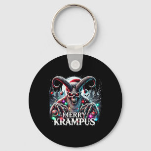Merry Krampus Christmas Krampus Is Coming To Town Keychain