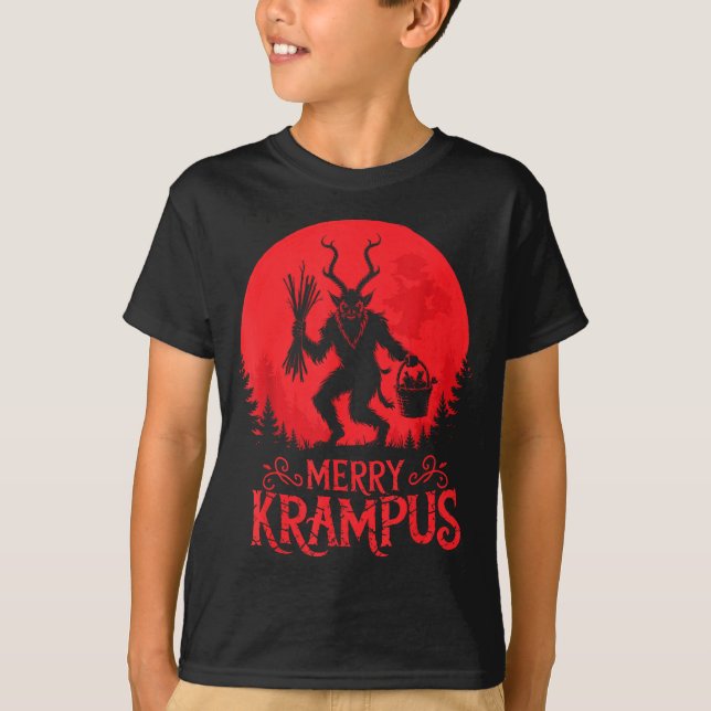 Merry Krampus Christmas Xmas Horror Ugly Sweater E (Front)