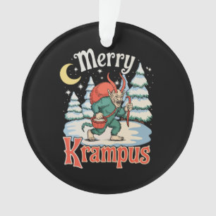Merry Krampus Folklore Christmas Horror Xmas Ornament