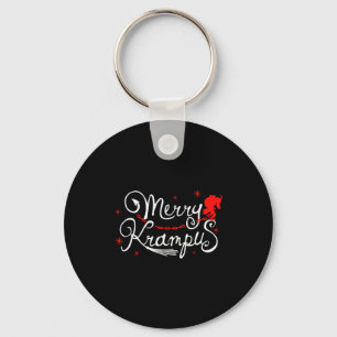 Merry Krampus German Folklore Christmas For Krampu Keychain