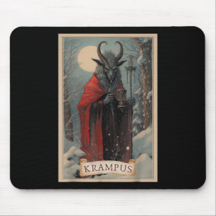 Merry Krampus Horror Christmas Ugly Sweater Evil P Mouse Pad