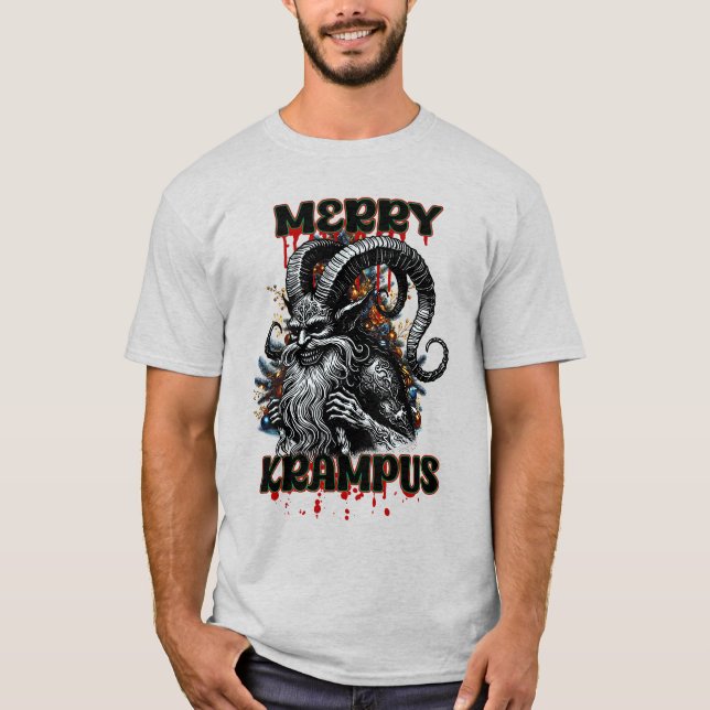 Merry Krampus T-Shirt (Front)