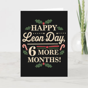 Merry Leon Day Noel Ckwards Funny Christmas Countd Card