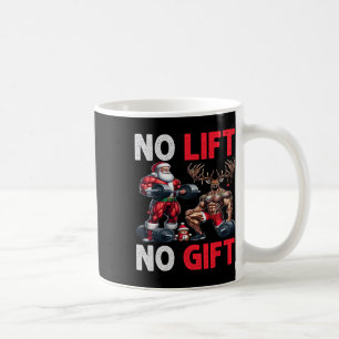 Merry Liftmas Muscle Santa Weightlifting Xmas Body Coffee Mug