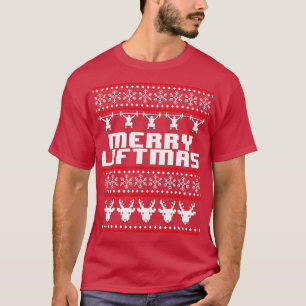 Merry Liftmas  Ugly Christmas Sweater Gym Workout 