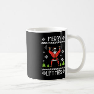 Merry Liftmas Ugly Christmas Xmas Workout Gym Body Coffee Mug