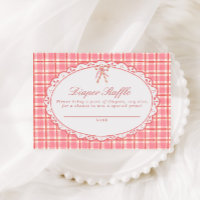 Merry Little Baby Shower Pink & Red Candy Cane