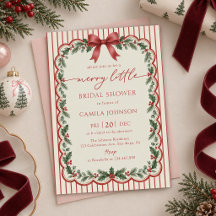 Merry Little Bow Christmas Bridal Shower