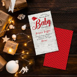 Merry Little Christmas Baby Shower Diaper Raffle Enclosure Card<br><div class="desc">These diaper raffle tickets are perfect for anyone having a baby shower this Christmas time. Simply include these tickets when you send out your matching baby shower invitations, your guests can then fill out their name and bring a pack of diapers (any size) along to the baby shower. As an...</div>