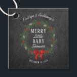 Merry Little Christmas Baby Shower Favour Tags<br><div class="desc">Celebrate in style with these cute and very trendy baby shower favour tags. This design is easy to personalize with your special event wording and your guests will be thrilled when they see these fabulous tags.</div>