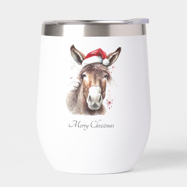 Merry Little Christmas Donkey, custom (Left)