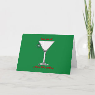 Merry Little Christmas — Green Holiday Card