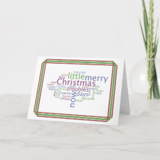 Merry Little Christmas Holiday Card