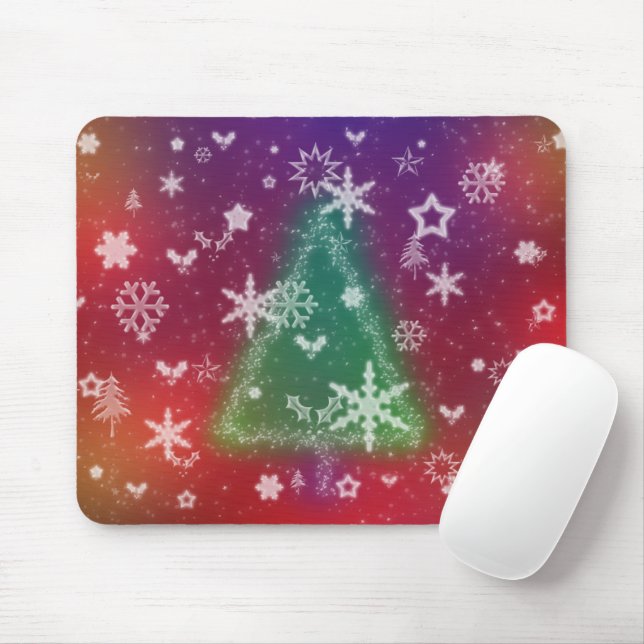 Merry Little Christmas Mousepad (With Mouse)