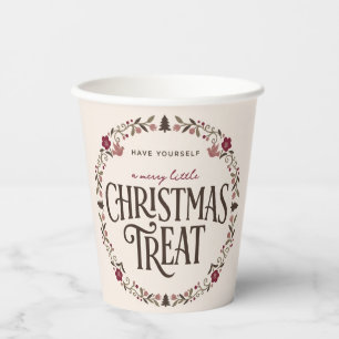 Merry Little Christmas Party Paper Cups