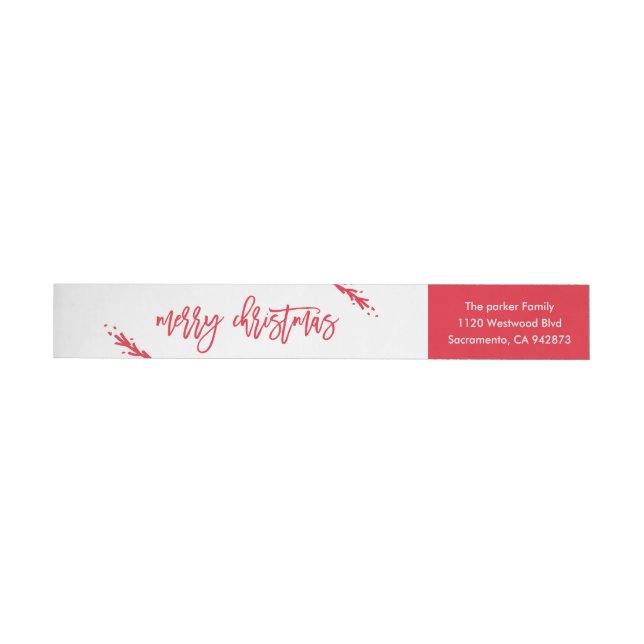 Merry Little Christmas Return Address Label (Individual)