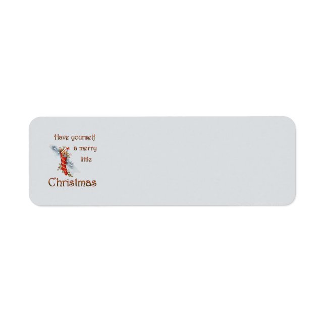 Merry Little Christmas Stocking (Front)