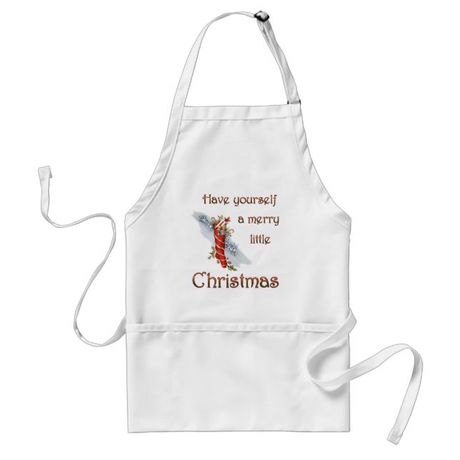 Merry Little Christmas Stocking Standard Apron (Front)