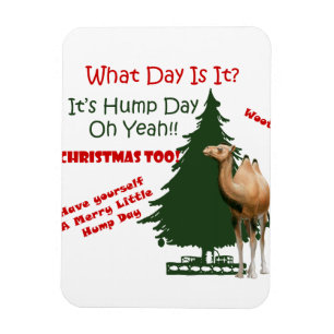 Merry Little Hump Day Christmas Magnet