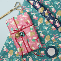 Merry Little Mice- Christmas Wrapping Paper Trio